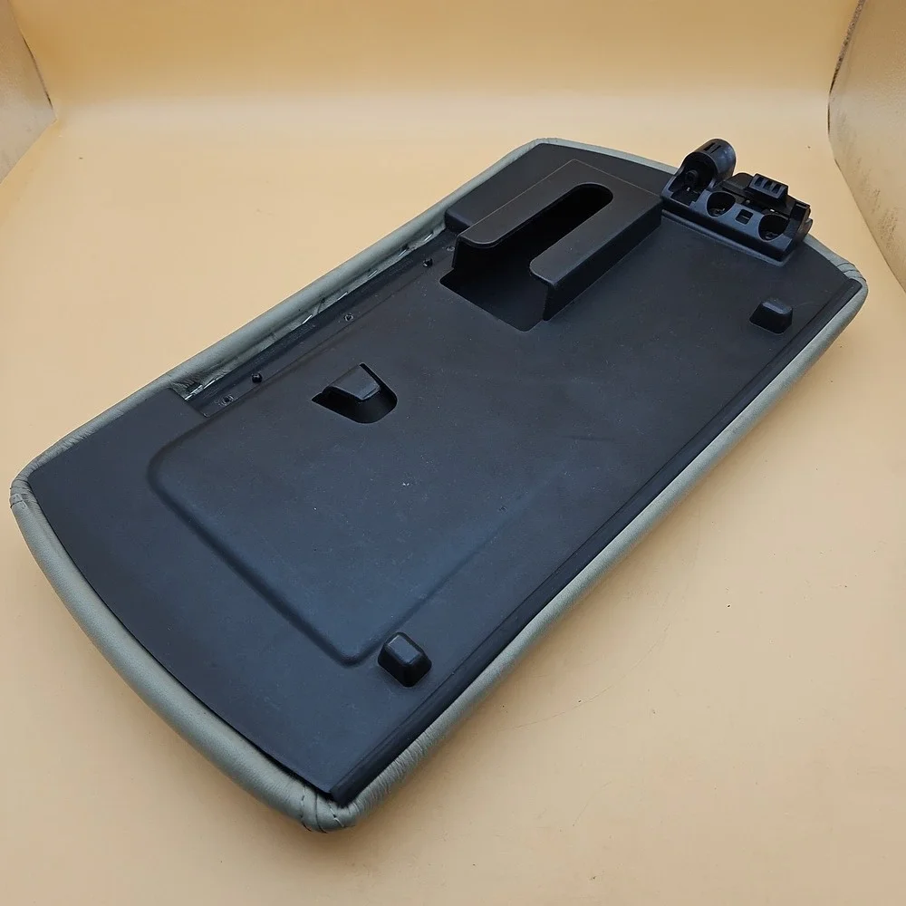 2004-2010 Infiniti QX56 Front Center Console Beige Leather Armrest Lid Cover OEM